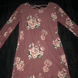 Pink Floral Dress